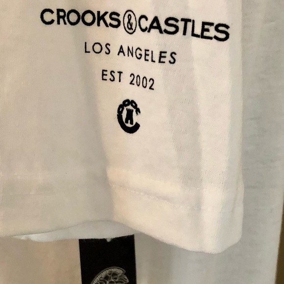 Crooks & Castles Thuxury Medusa T-Shirt White - Medium-All Hail The Ruling Elite - Picture 2 of 2